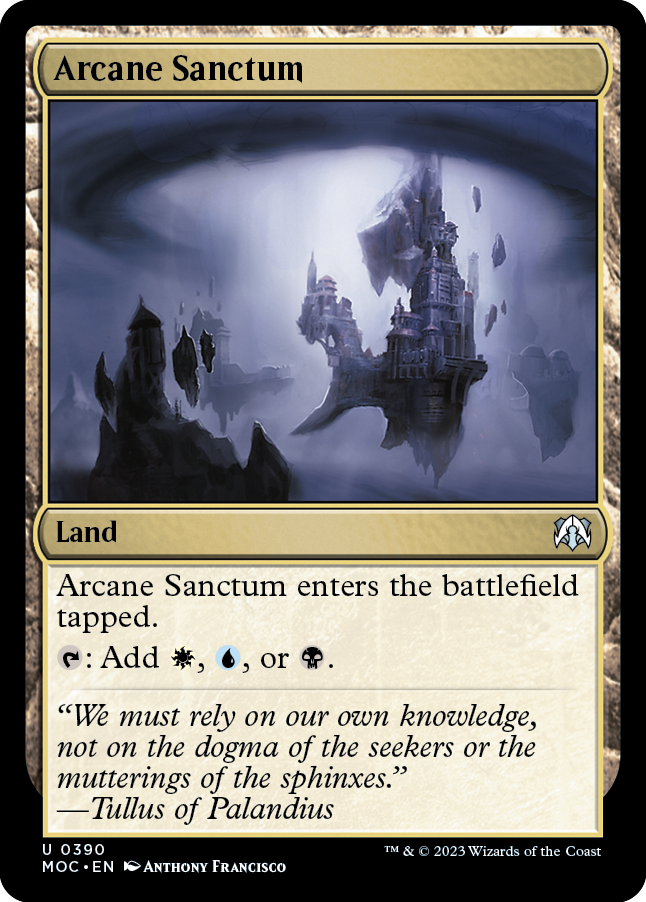 Arcane Sanctum [March of the Machine Commander] 
