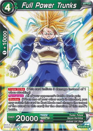 Full Power Trunks (BT2-078) [Union Force] 