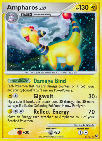 Ampharos (1/127) [Platinum: Base Set] 
