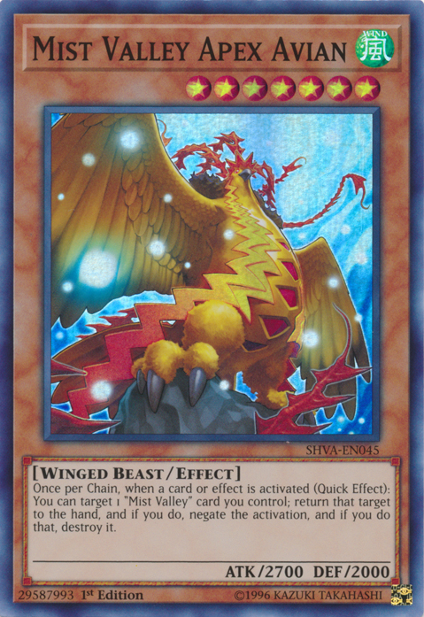 Mist Valley Apex Avian [SHVA-EN045] Super Rare 