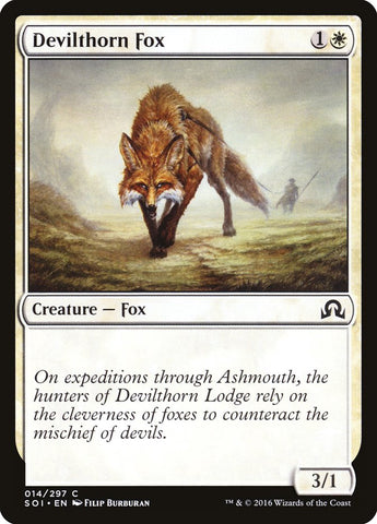 Devilthorn Fox [Shadows over Innistrad] 