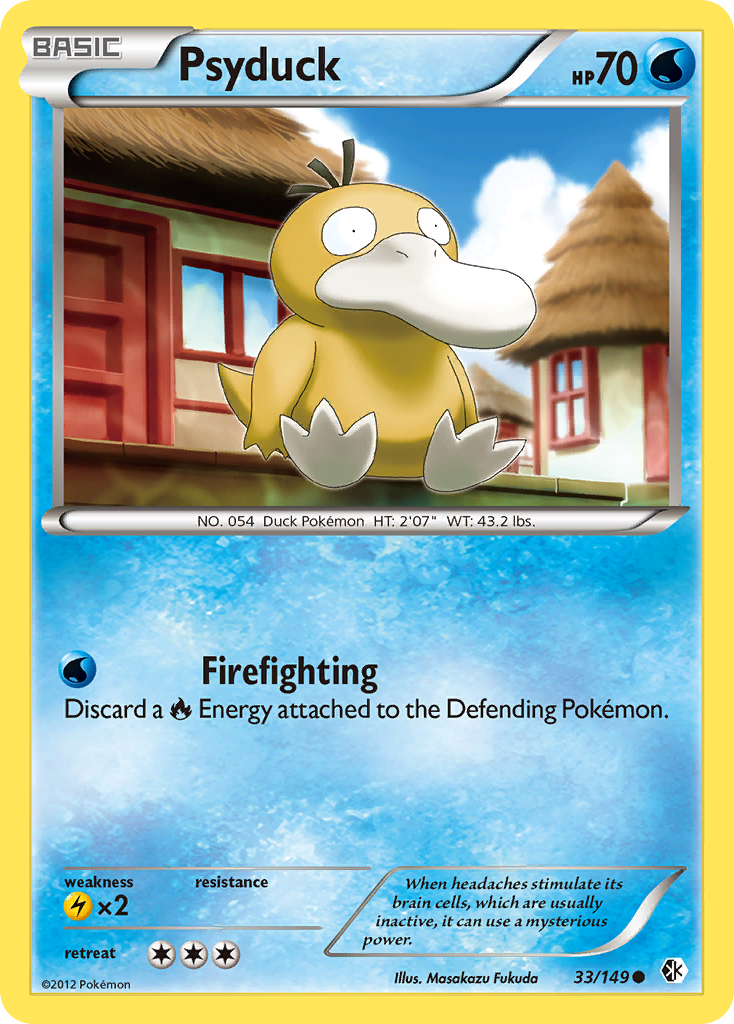 Psyduck (33/149) [Black &amp; White: Boundaries Crossed] 