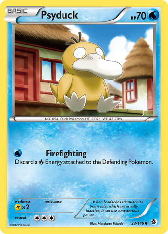 Psyduck (33/149) [Black &amp; White: Boundaries Crossed] 