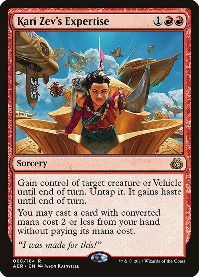 Kari Zev's Expertise [Aether Revolt] 