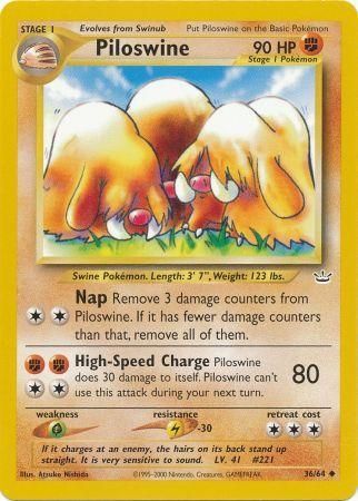 Piloswine (36/64) [Neo Revelation Unlimited] 