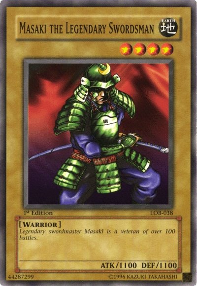 Masaki the Legendary Swordsman [LOB-038] Common 