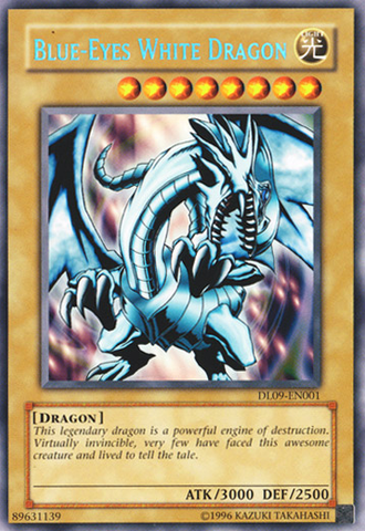 Blue-Eyes White Dragon (Blue) [DL09-EN001] Rare 