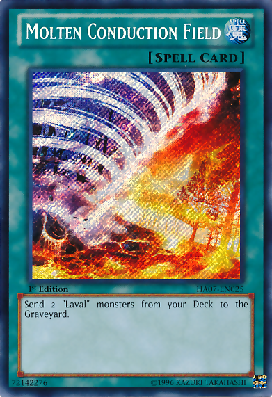 Molten Conduction Field [HA07-EN025] Secret Rare 