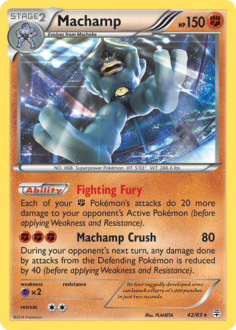 Machamp (42/83) [XY: Generations] 