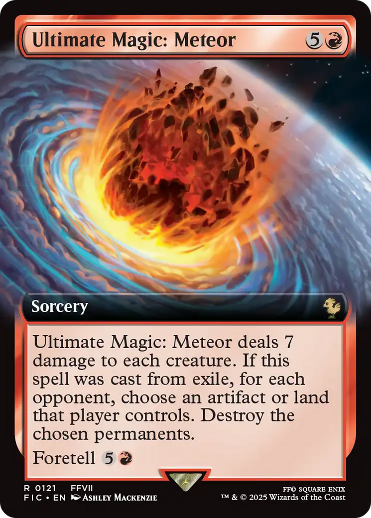 Ultimate Magic: Meteor (Extended Art) [FINAL FANTASY Commander] 