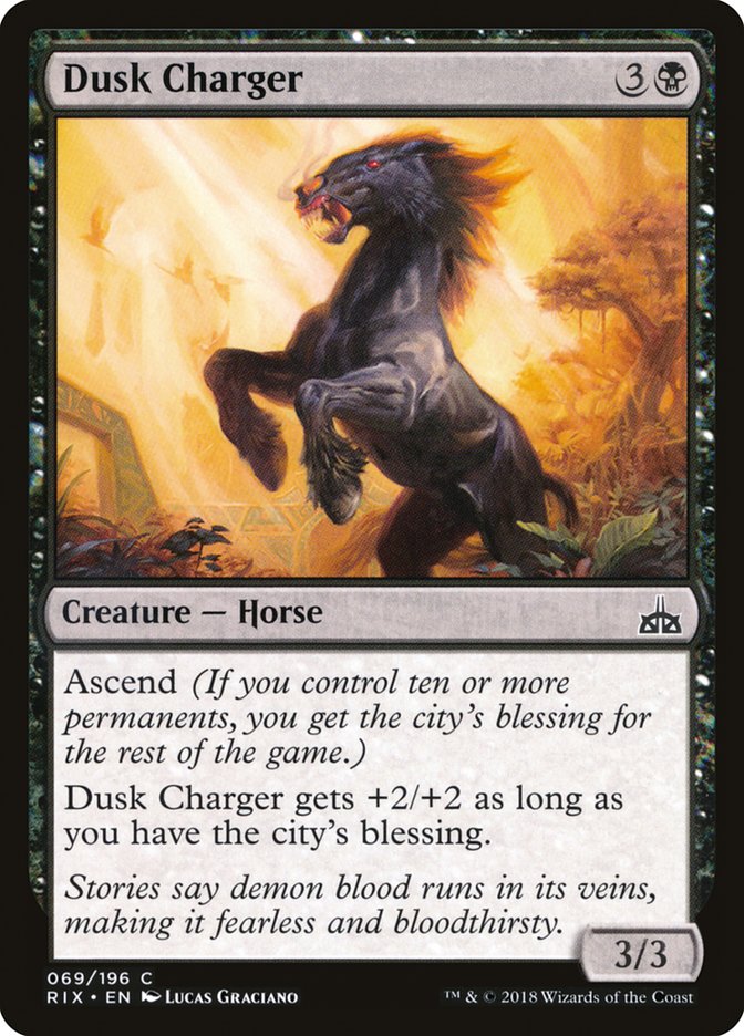 Dusk Charger [Rivals of Ixalan] 