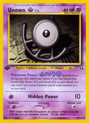 Unown [U] (51/75) [Neo Discovery 1st Edition] 