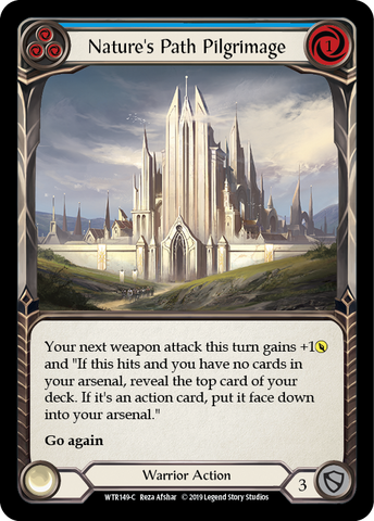 Nature's Path Pilgrimage (Blue) [WTR149-C] (Welcome to Rathe) Alpha Print Rainbow Foil 