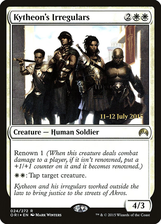Kytheon's Irregulars [Magic Origins Prerelease Promos] 