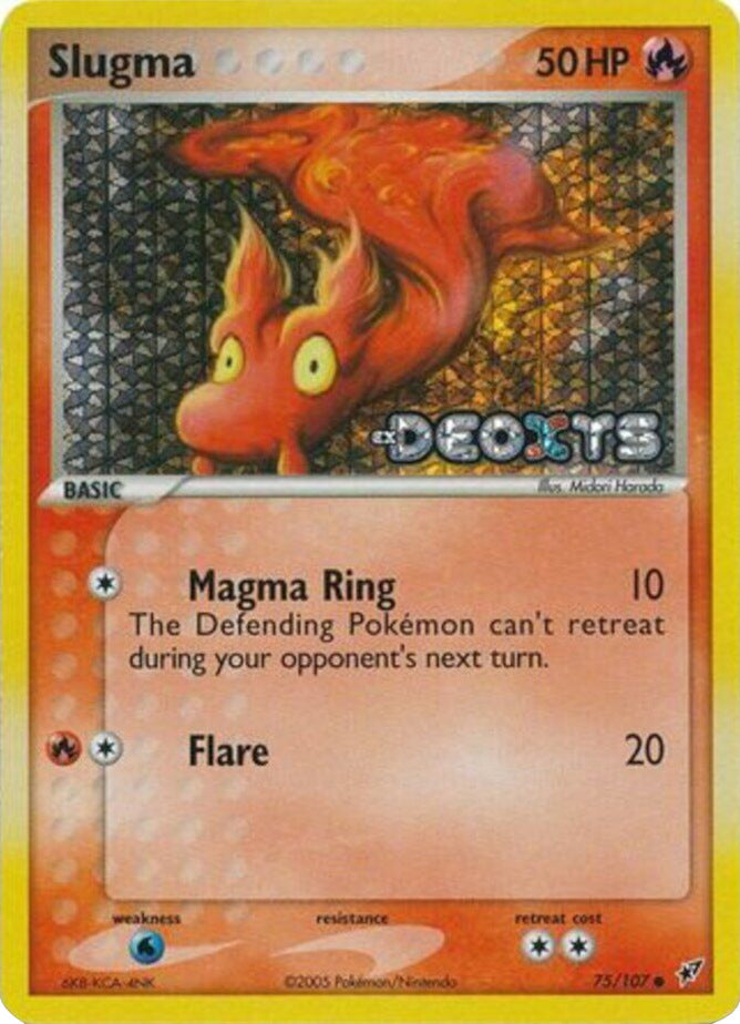 Slugma (75/107) (Stamped) [EX: Deoxys] 
