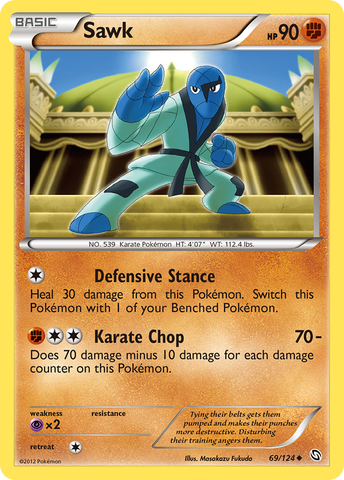 Sawk (69/124) [Black &amp; White: Dragons Exalted] 