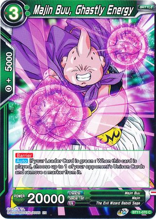 Majin Buu, Ghastly Energy (BT11-070) [Vermilion Bloodline] 