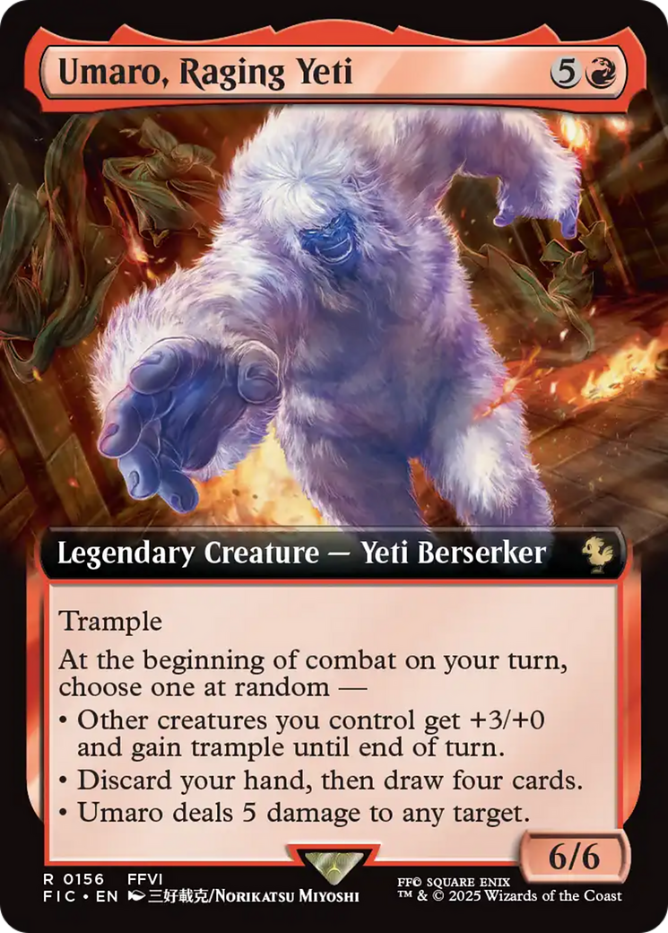 Umaro, Raging Yeti (Extended Art) [FINAL FANTASY Commander] 
