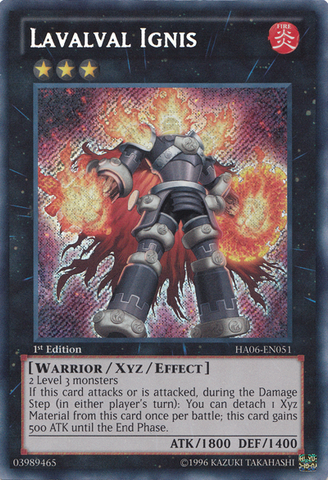 Lavalval Ignis [HA06-EN051] Secret Rare 