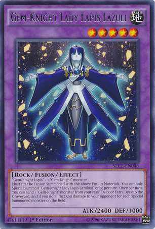 Gem-Knight Lady Lapis Lazuli [SECE-EN046] Rare 