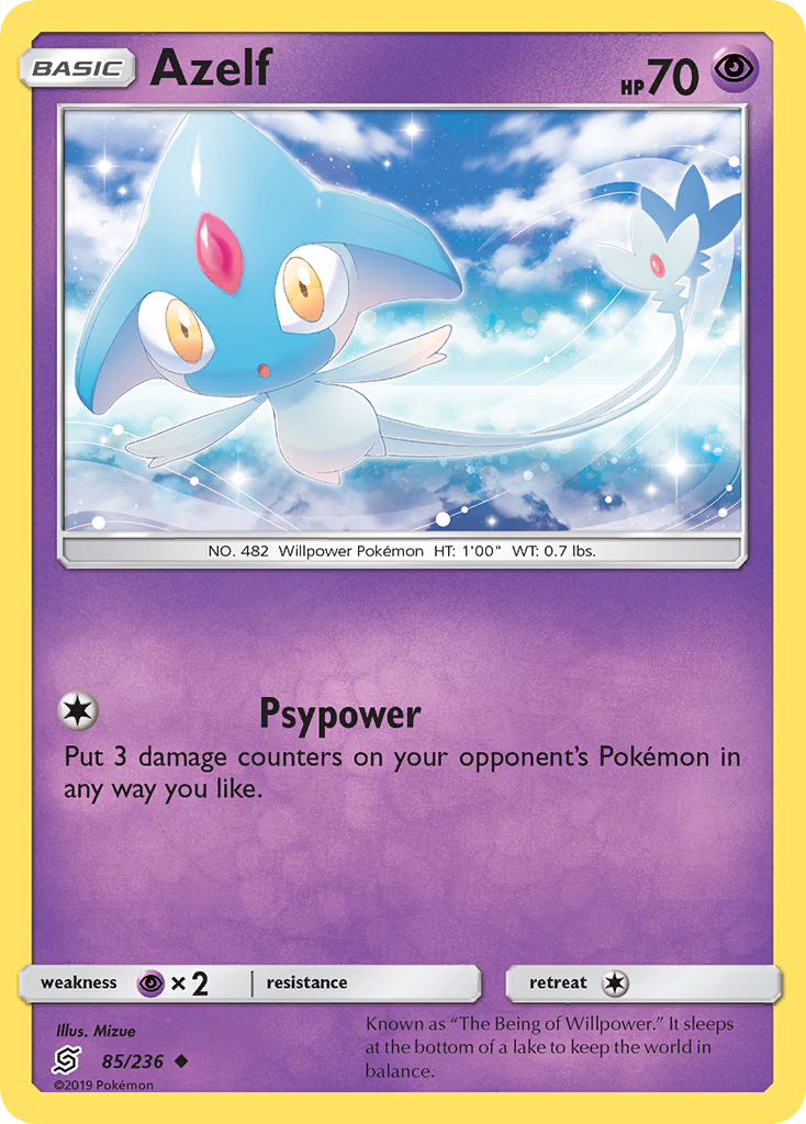 Azelf (85/236) [Sun &amp; Moon: Unified Minds] 