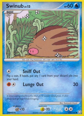 Swinub (123/146) [Diamond &amp; Pearl: Legends Awakened] 