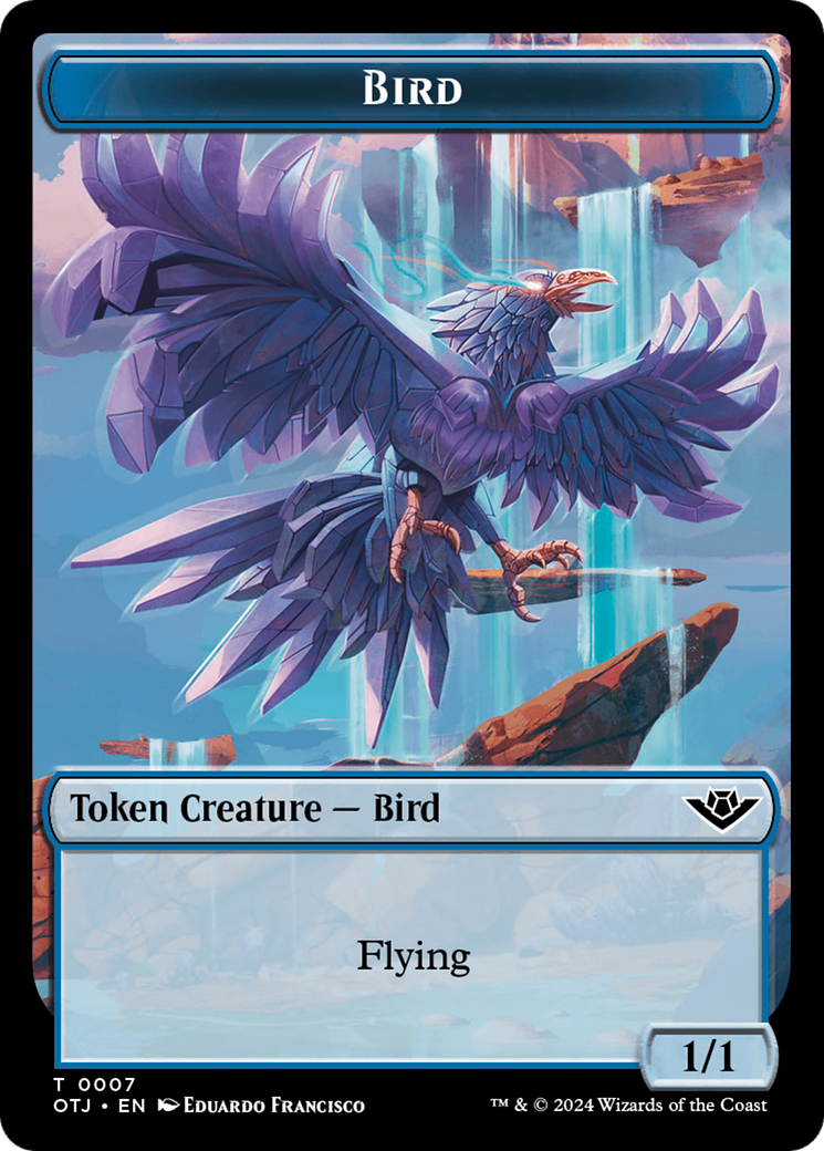 Bird Token [Outlaws of Thunder Junction Tokens] 