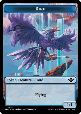 Bird Token [Outlaws of Thunder Junction Tokens] 