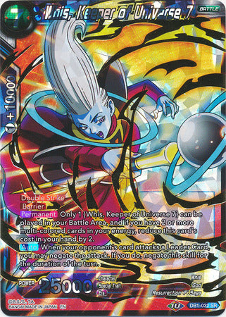 Whis, Keeper of Universe 7 (DB1-032) [Dragon Brawl] 
