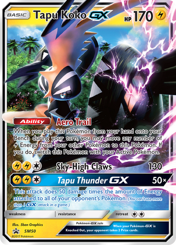 Tapu Koko GX (SM50) [Sun &amp; Moon: Black Star Promos] 