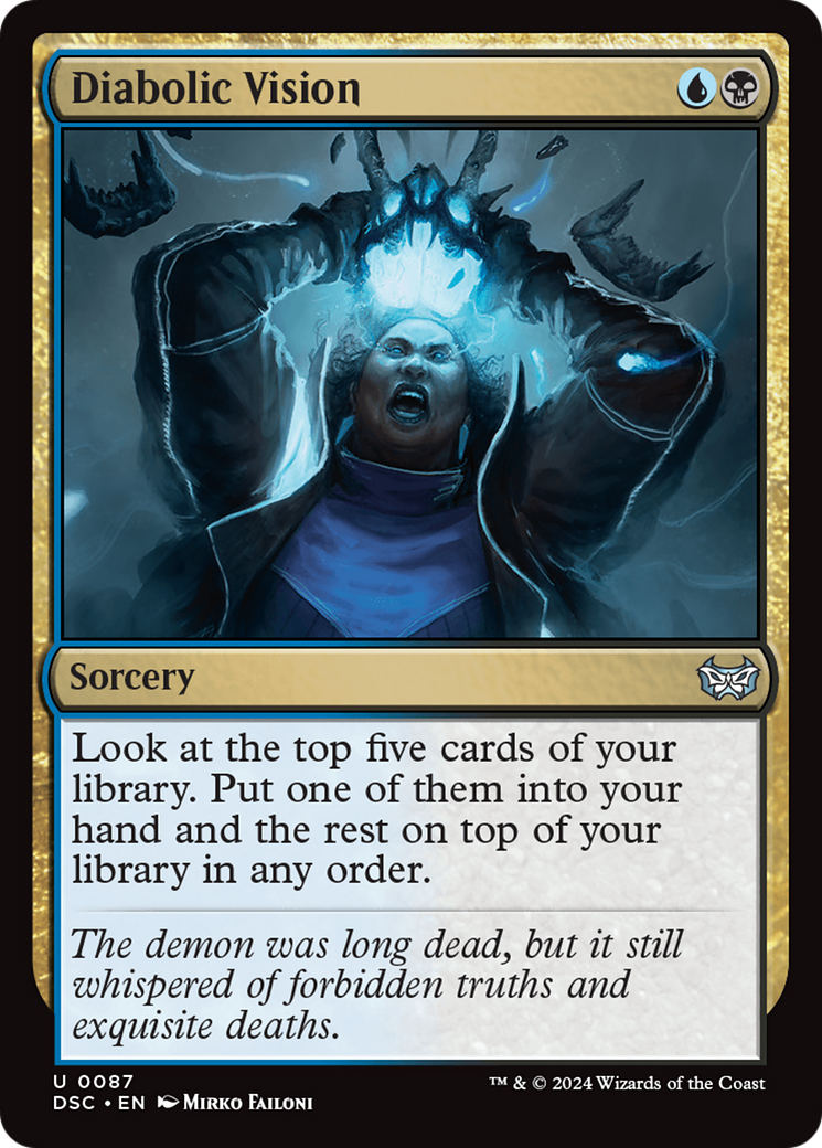 Diabolic Vision [Duskmorn: House of Horror Commander] 