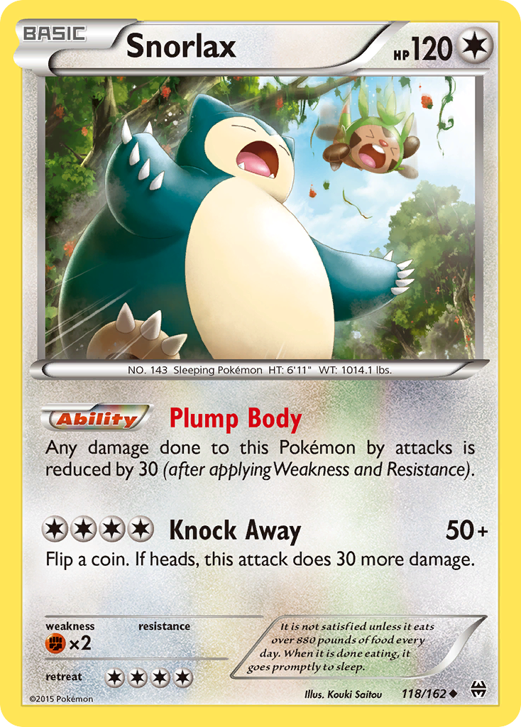 Snorlax (118/162) [XY: BREAKthrough] 