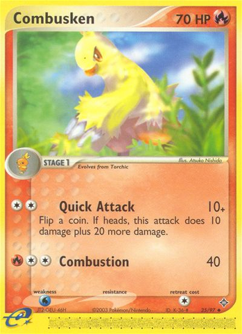 Combusken (25/97) [EX: Dragon] 