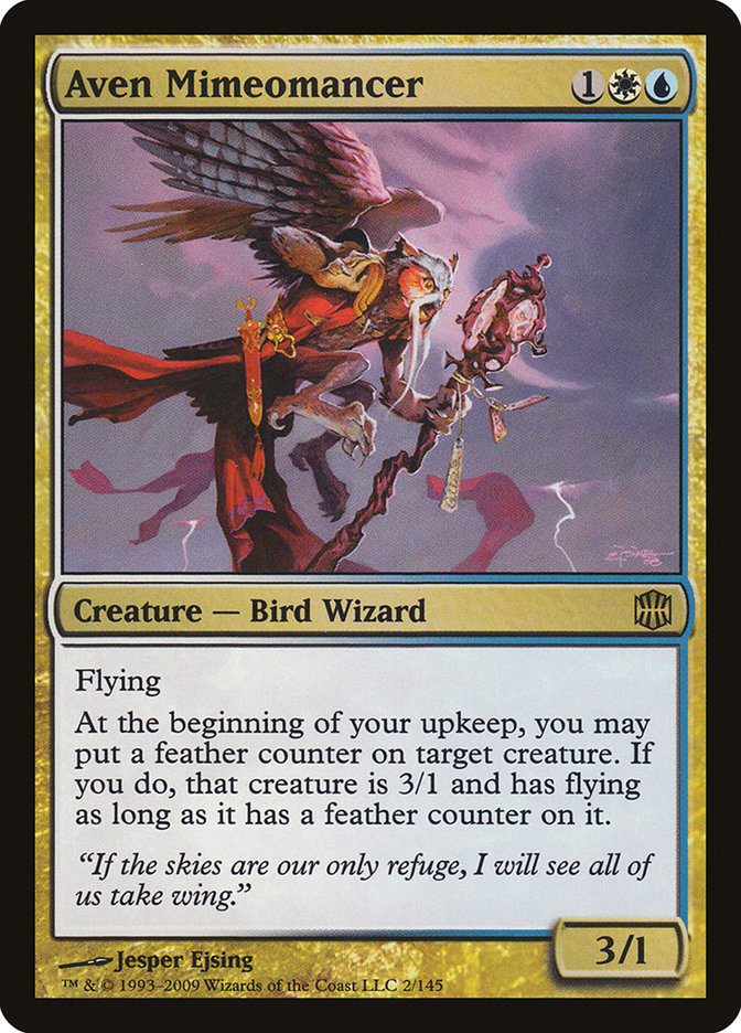 Aven Mimeomancer [Alara Reborn] 