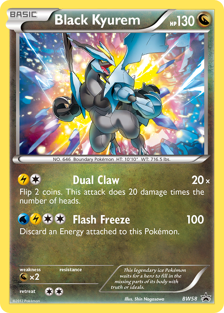 Black Kyurem (BW58) [Black &amp; White: Black Star Promos] 