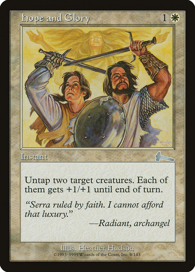 Hope and Glory [Urza's Legacy] 
