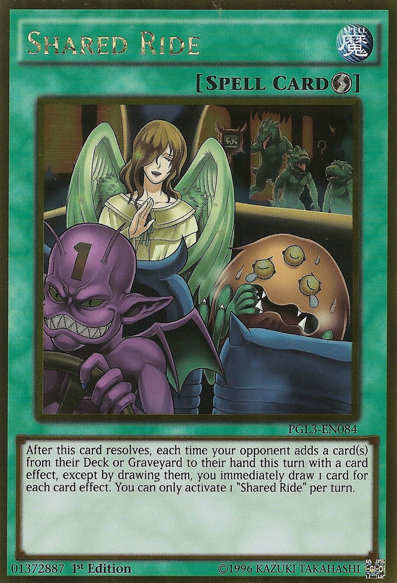 Shared Ride [PGL3-EN084] Gold Rare 