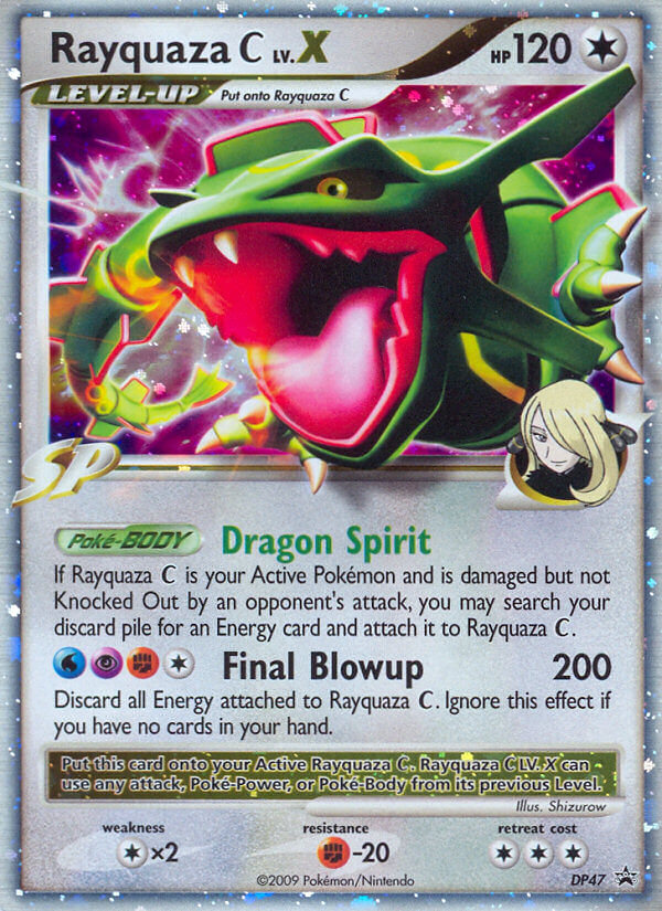 Rayquaza C LV.X (DP47) [Diamond &amp; Pearl: Black Star Promos] 