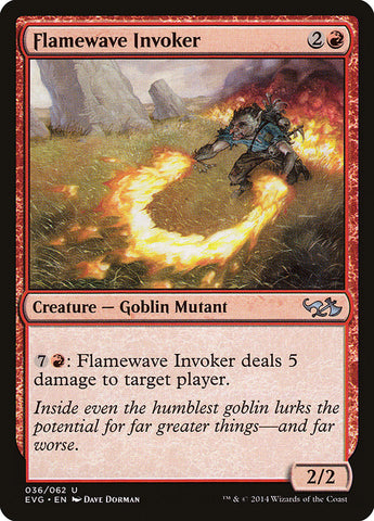 Flamewave Invoker (Elves vs. Goblins) [Duel Decks Anthology] 