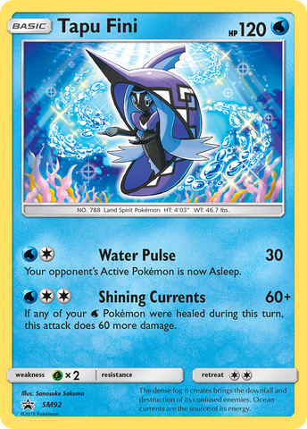 Tapu Fini (SM92) [Sun &amp; Moon: Black Star Promos] 