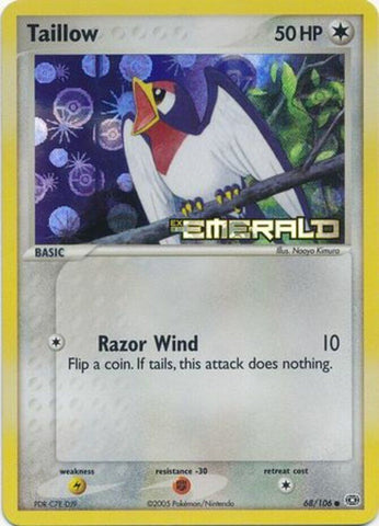 Taillow (68/106) (Stamped) [EX: Emerald] 