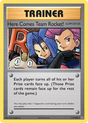Here Comes Team Rocket! (113/108) [XY: Evolutions] 