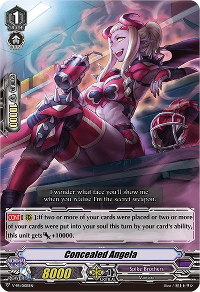 Concealed Angela (Parallel Foil) (V-PR/0105EN) [V Promo Cards]