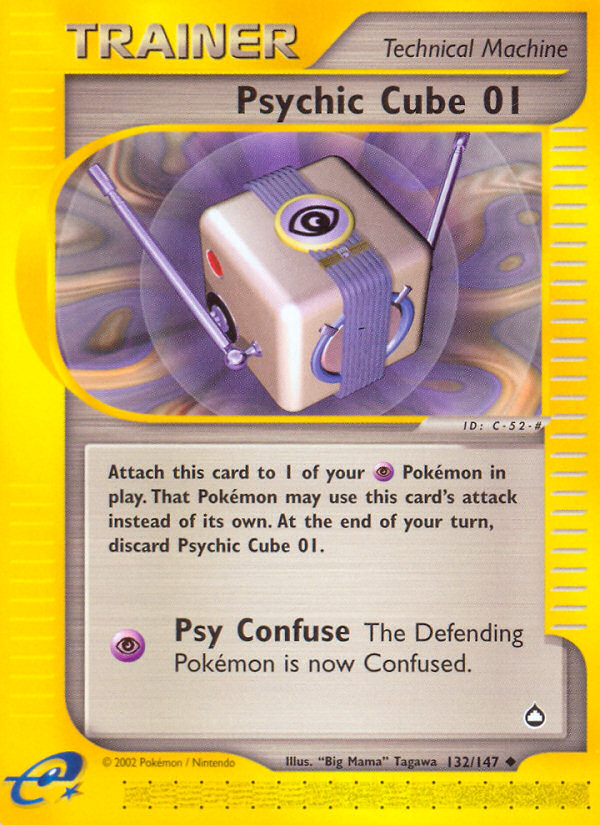Psychic Cube 01 (132/147) [Aquapolis] 
