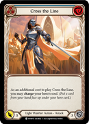 Cross the Line (Blue) [MON047-RF] (Monarch) 1st Edition Rainbow Foil 