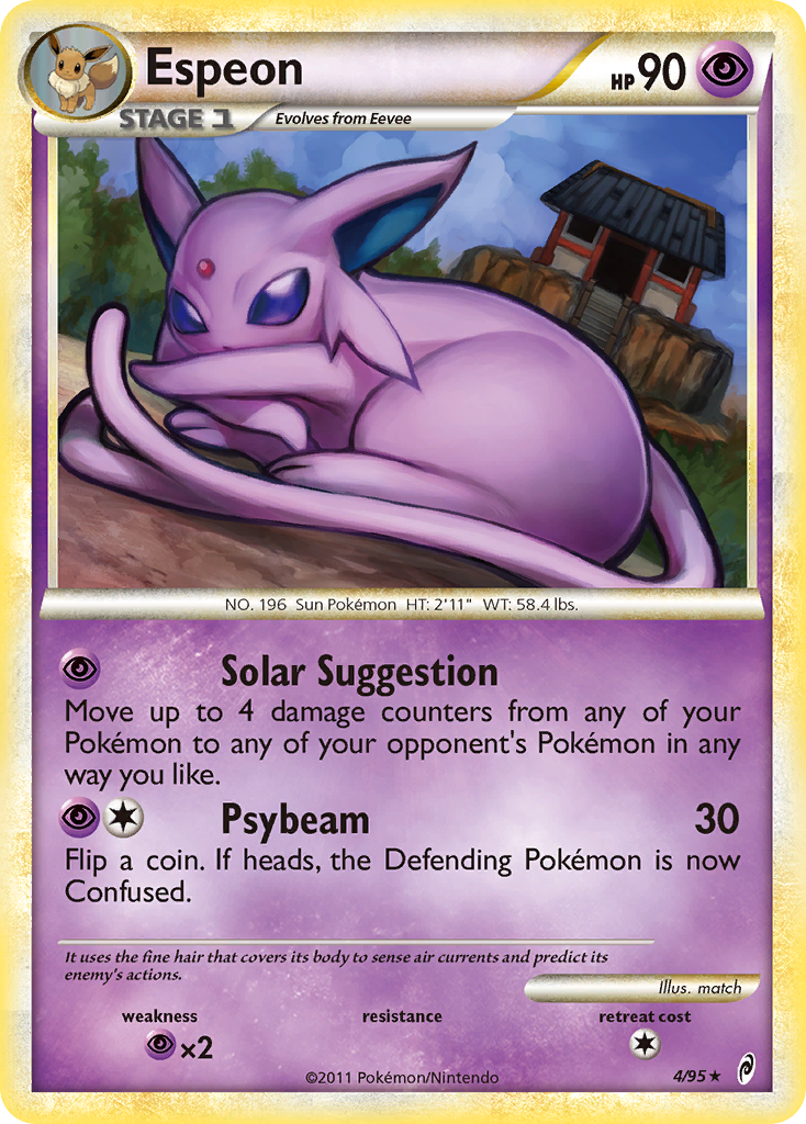Espeon (4/95) [HeartGold &amp; SoulSilver: Call of Legends] 