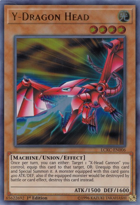 Y-Dragon Head [LCKC-EN006] Ultra Rare 
