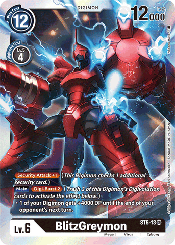BlitzGreymon [ST5-13] [Starter Deck: Machine Black] 