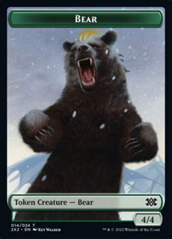 Bear // Angel Double-Sided Token [Double Masters 2022 Tokens] 