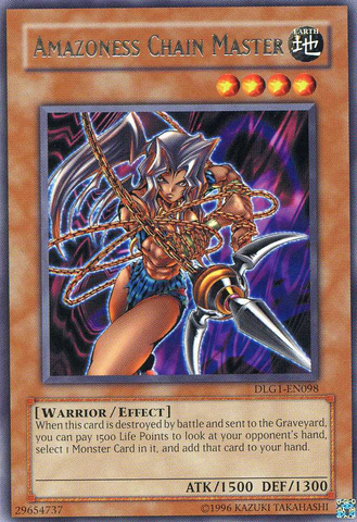 Amazoness Chain Master [DLG1-EN098] Rare 